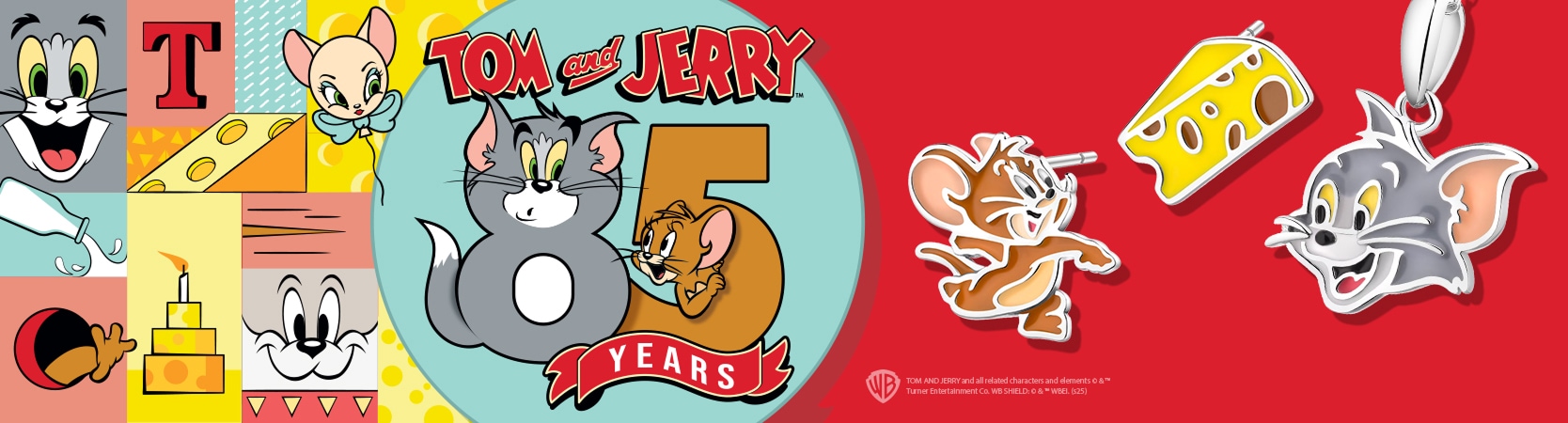 Náušnice a přívěsky z kolekce Tom & Jerry