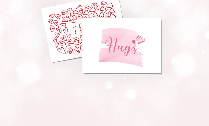 Unikátní design karet - osobní věnování