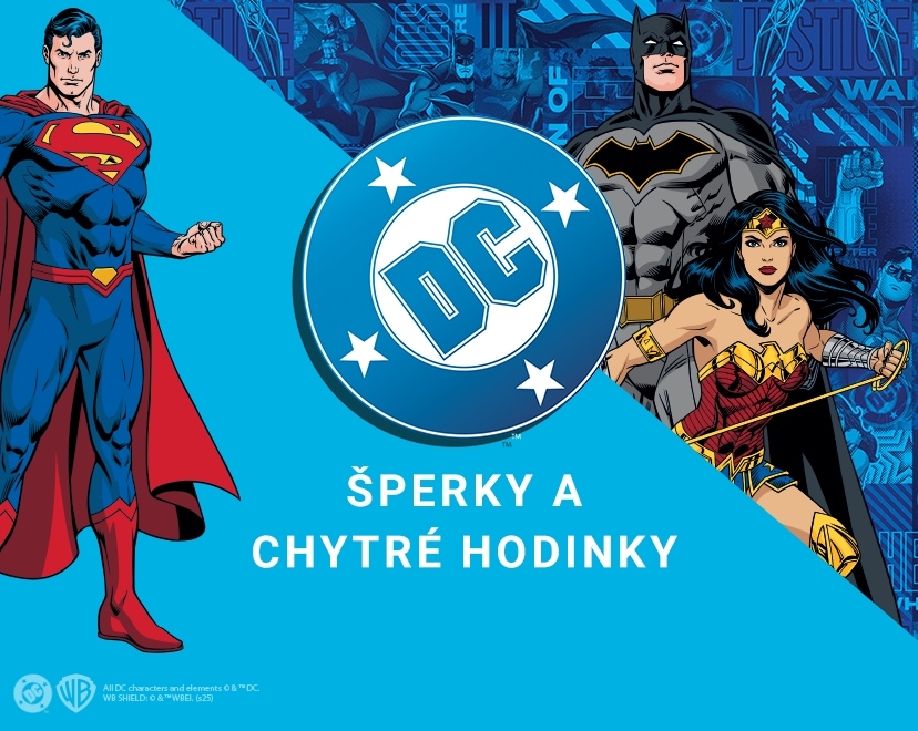 Kolekce chytrých hodinek Warner Bros Superhero