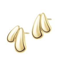 Pozlacené stříbrné náušnice