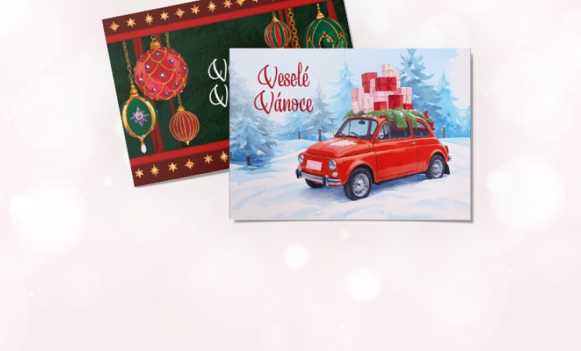 Unikátní design karet - osobní věnování