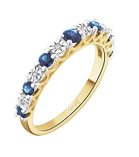 Prsten z bílého zlata s laboratorními brilianty