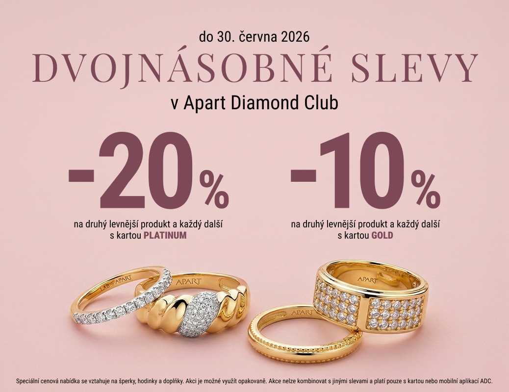 Zlaté prsteny zdobené diamanty