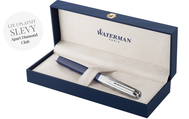 Tmavě modré plnicí pero Waterman v krabičce