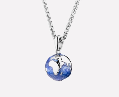 ocelový řetízek s přívěskem