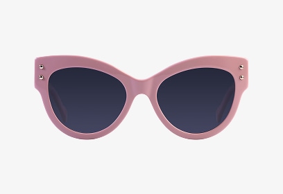 Růžové sluneční brýle
