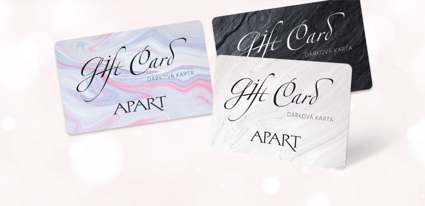 Barevné návrhy dárkových karet