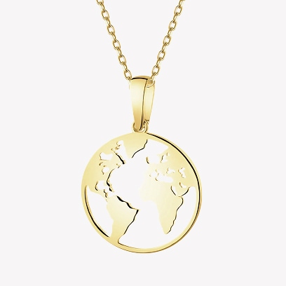 Zlatý přívěsek - planeta