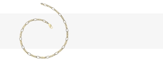 Náhrdelník ze žlutého zlata s diamanty