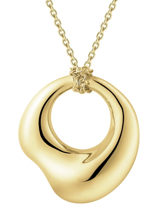 Zlatý náhrdelník se zlatým přívěskem