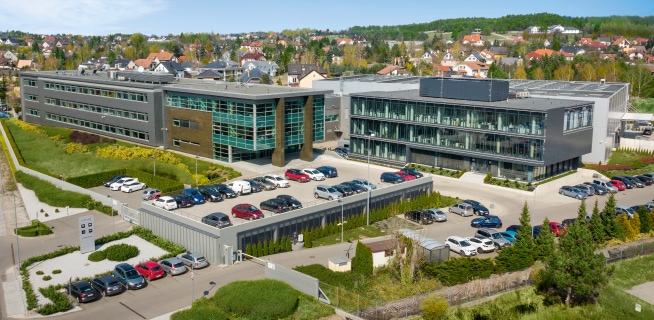 Budovy ústředí Apart