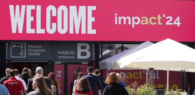 Vstup na akci Impact'24 v Poznani