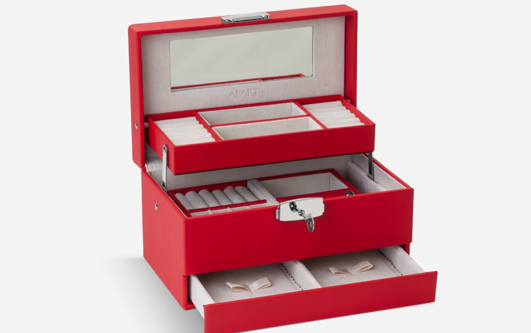 Red jewelry box