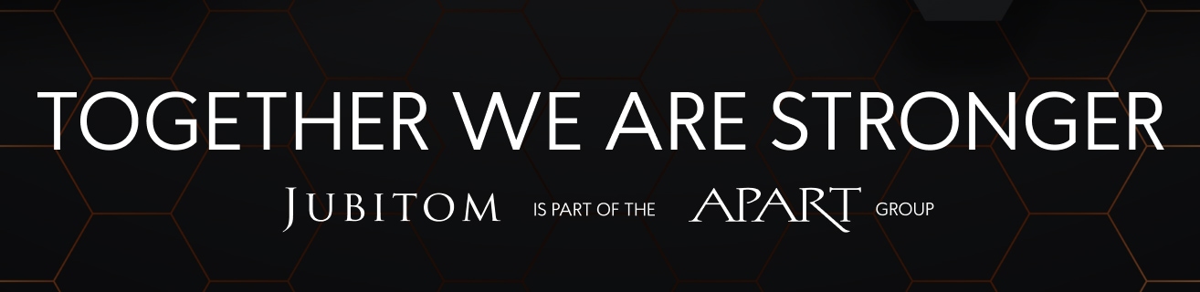 Inscription - Together we are stronger - JUBITON is part of the Apart group