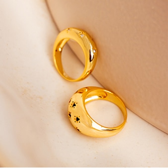gold plated cubic zirconia earrings - hoops
