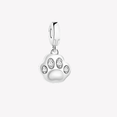 Silver pedant - paw