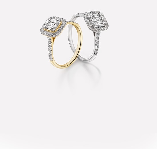 ENGAGEMENT RINGS WITH DIAMONDS IN FANCY CUTS