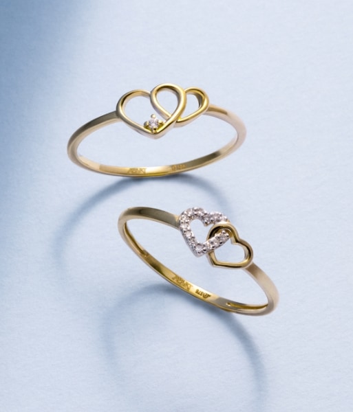 HEART-THEMED RINGS