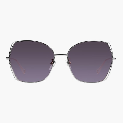 Sunglasses with crystal pink
