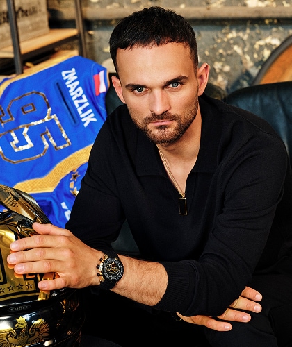 Bartosz Zmarzlik with Aztorin jewellery