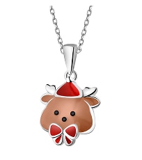 Rhodium Plated Silver Pendant