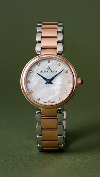 Albert Riele women's watch with steel bracelet