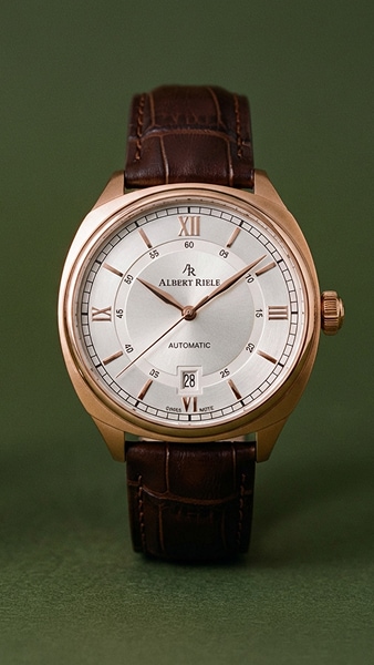 Albert Riele watch with leather strap