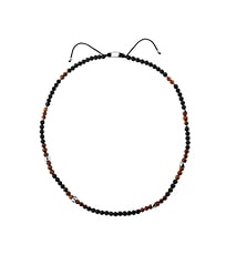 Stainless Steel Necklace with Tiger's Eye