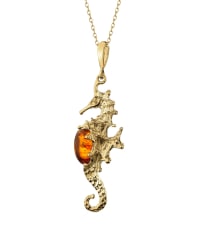 Stainless Steel Necklace with Tiger's Eye