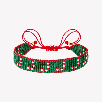 Christmas-themed bracelet