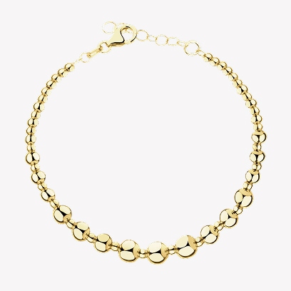 Gold necklace from the simple collection
