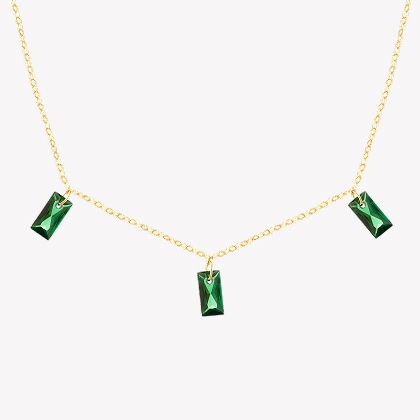 Gold bracelet with colored stones