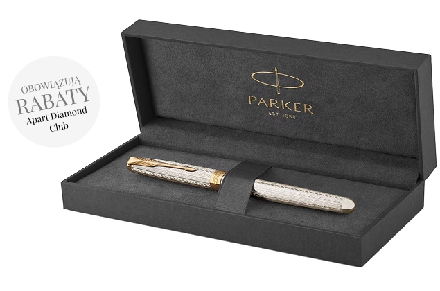 Pióro wieczne Parker IM premium warm grey GT w opakowaniu