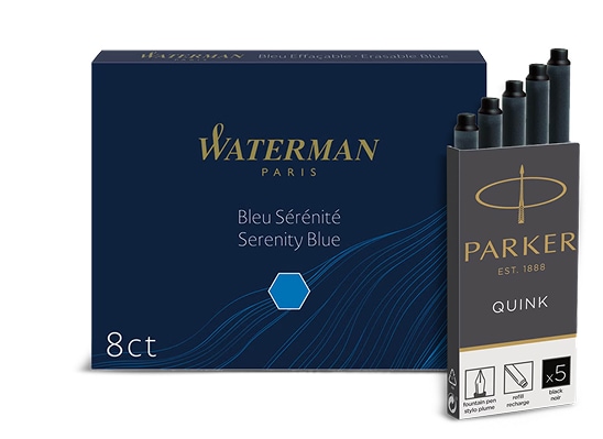 Wkłady do długopisów i naboje do piór