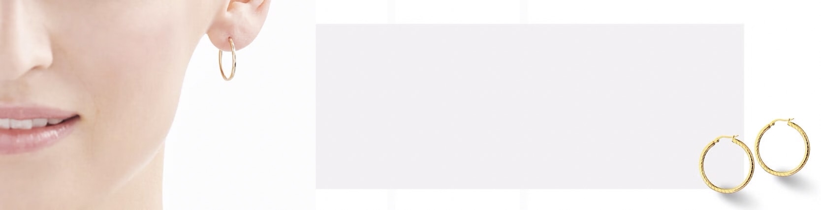 Złote kolczyki szarnir