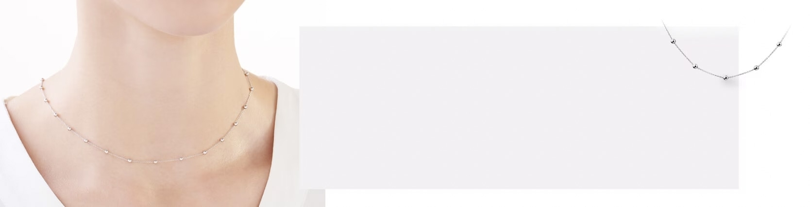 Naszyjnik srebrny - kulki