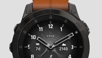 Zegarek marki Garmin Epix - opaska skórzana