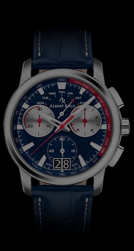 Zegarek marki Albert Riele - opaska w kolorze niebieskim