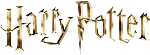 Złote logo Harry'ego Pottera