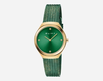 Zielony zegarek elixa