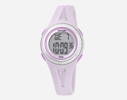 Rózowy cyfrowy zegarek