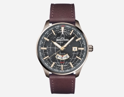 Srebrny zegarek Bergstern