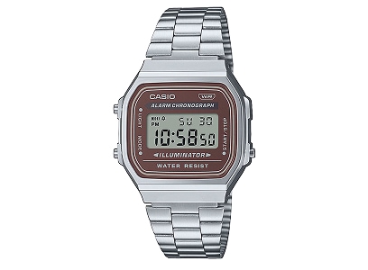 Zegarek marki Casio w bransolecie ze stali szlachetnej