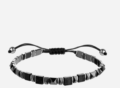 Bransoletka z czrnymi kamieniami