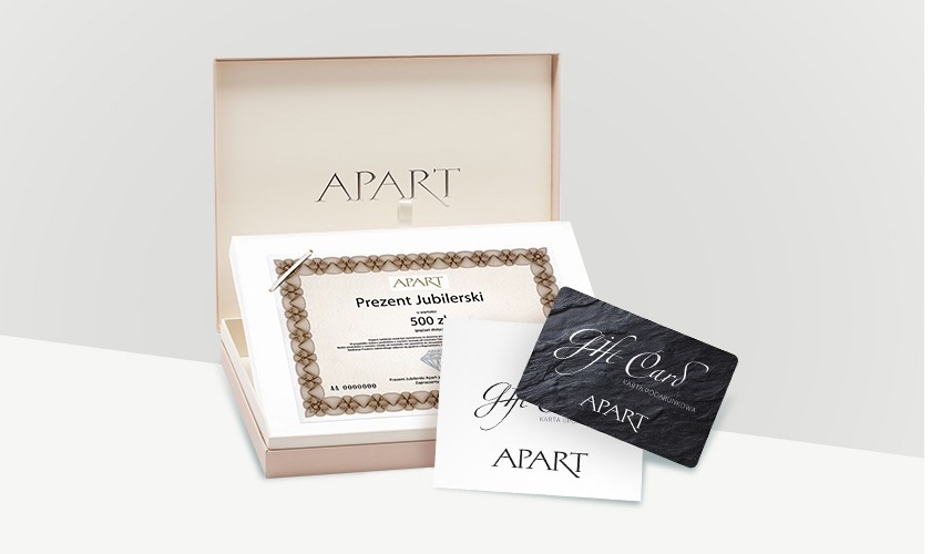 Różne wzory kart podarunkowych