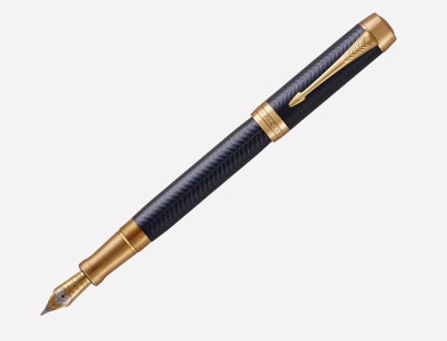 Pióro wieczne Parker Duofold prestige blue chevron GT