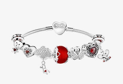 Bransoletka beads zestaw - serce, miś, łabędzie, słonik, nieskończoność