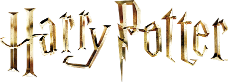 Złoty napis Harry Potter