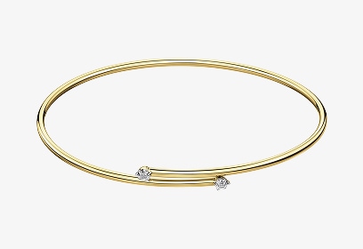 Złota Bransoletka bangle