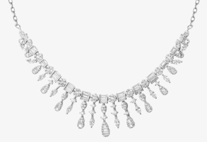 Naszyjnik srebrny z cyrkoniami